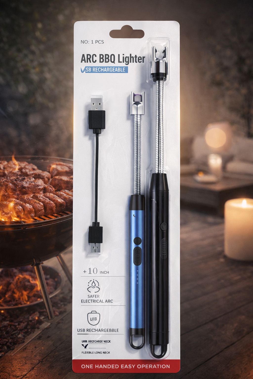 LIGHTER CHARGING ARC BBQ